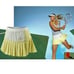 NWT Adidas Stella McCartney Tennis Skirt Pleated 40 M Medium white yellow