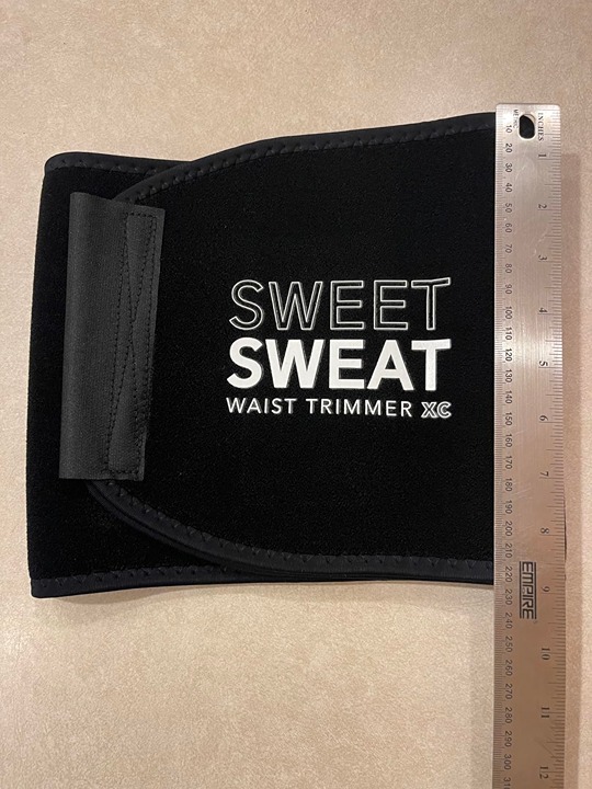 Sweet Sweat Waist Trimmer for Women and Men - Sweat Band Waist Trainer for High-