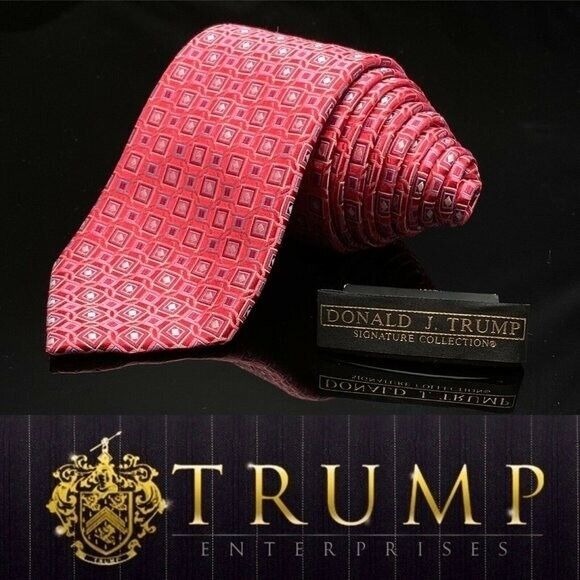DONALD J. TRUMP~ SIGNATURE COLLECTION Red Silver
