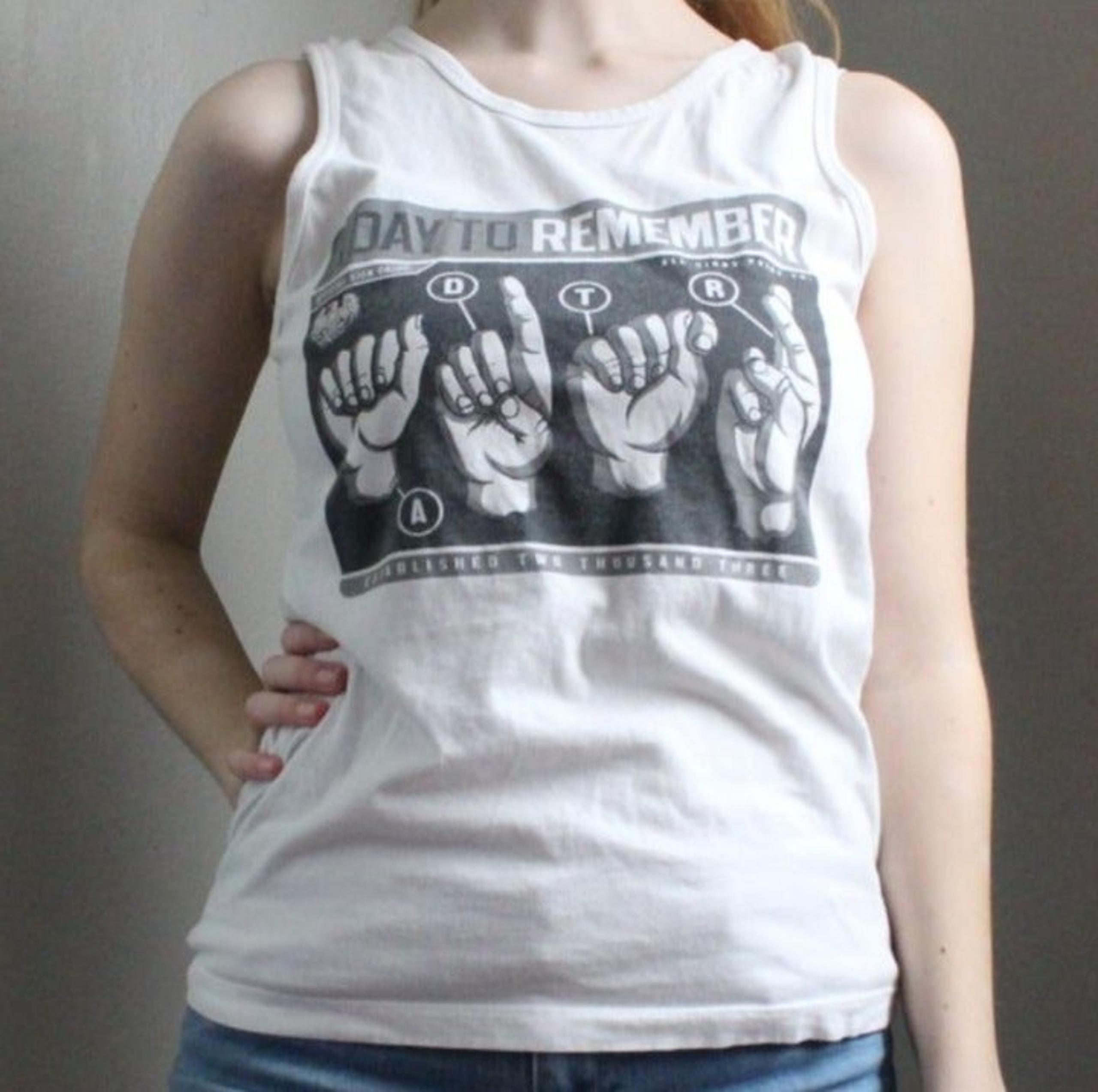 Hot Topic A Day to Remember ASL Tank Top