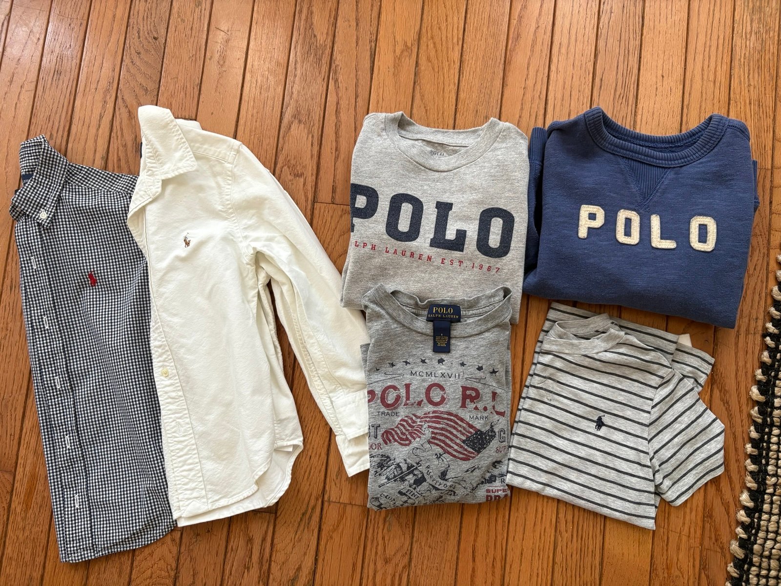 Ralph Lauren Polo Boys shirts tops bundle 5/6