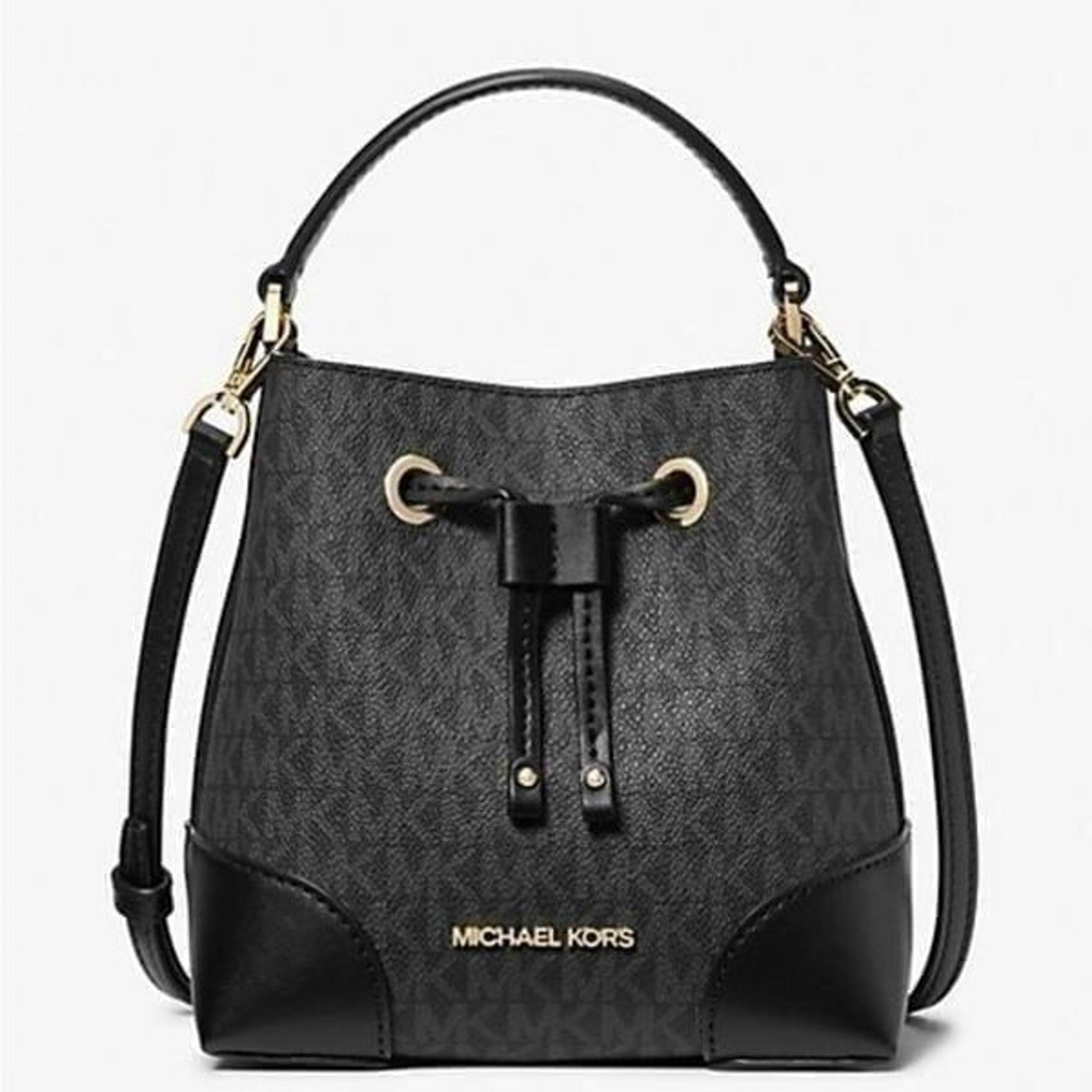 Michael Kors Mercer Small Logo Bucket Bag Womens New Crossbody Purse