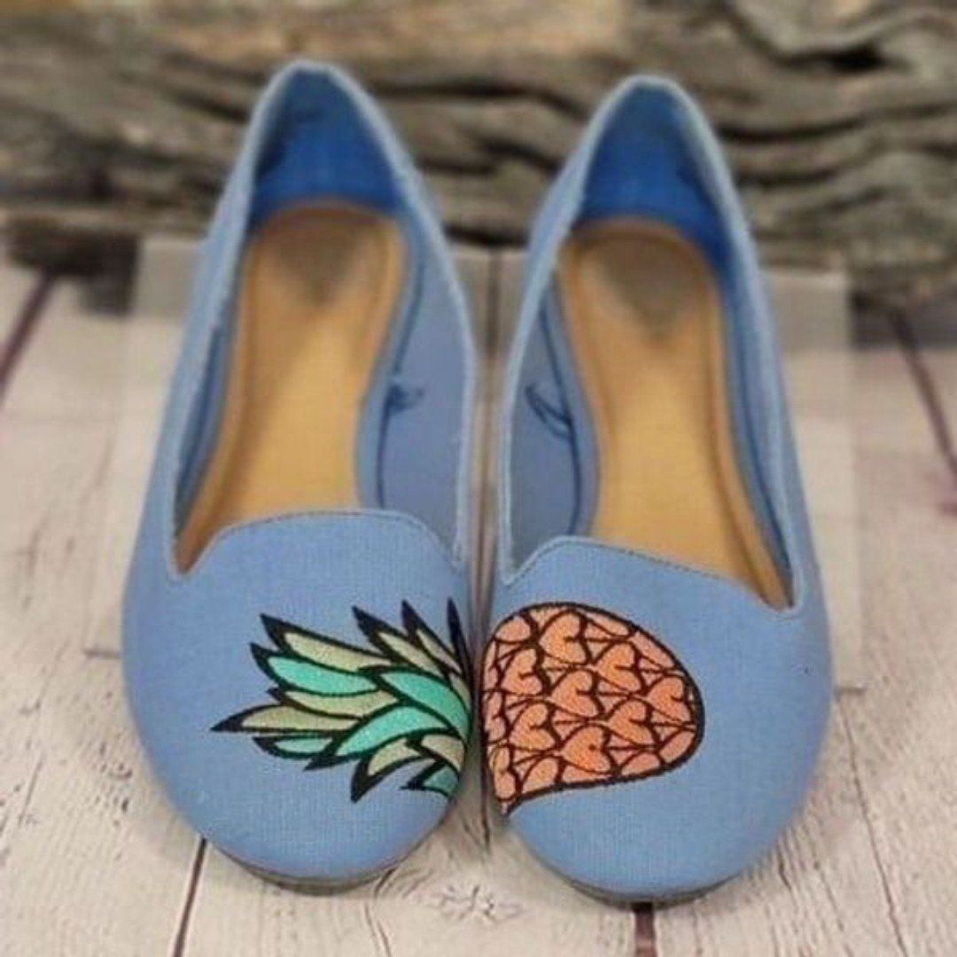 SO® Anchovy Pineapple Ballet Flats