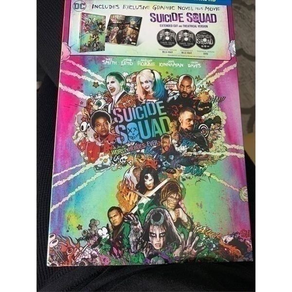 Suicide Squad Worst Heroes Ever Blu-Ray DVD Digital + Graphic Novel NEW Best Buy
