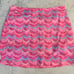Vineyard Vines Printed Whale Tail Golf Skort Pink Size 8 EUC 118