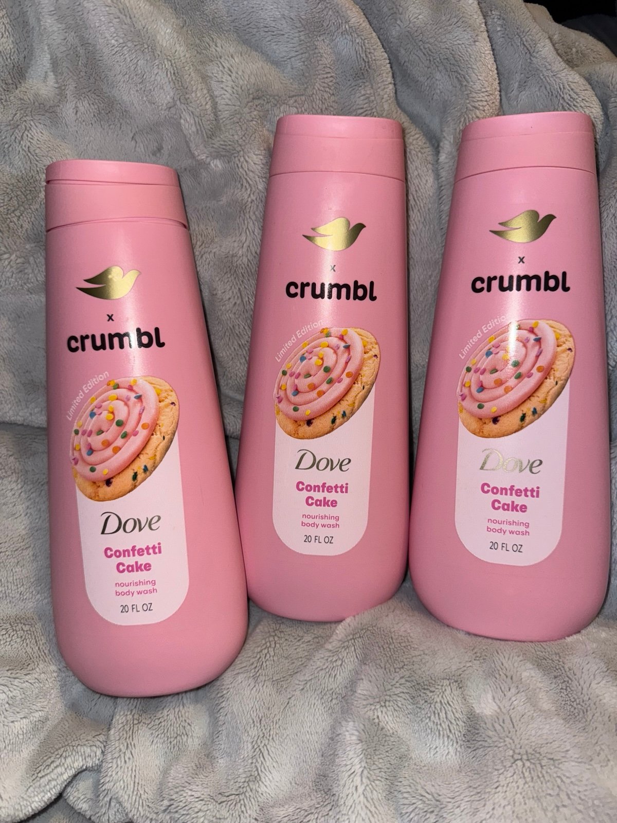 Dove X Crumbl confetti cake