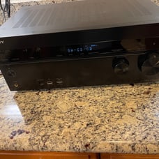 Sony Amplifier with remote and multi channel
