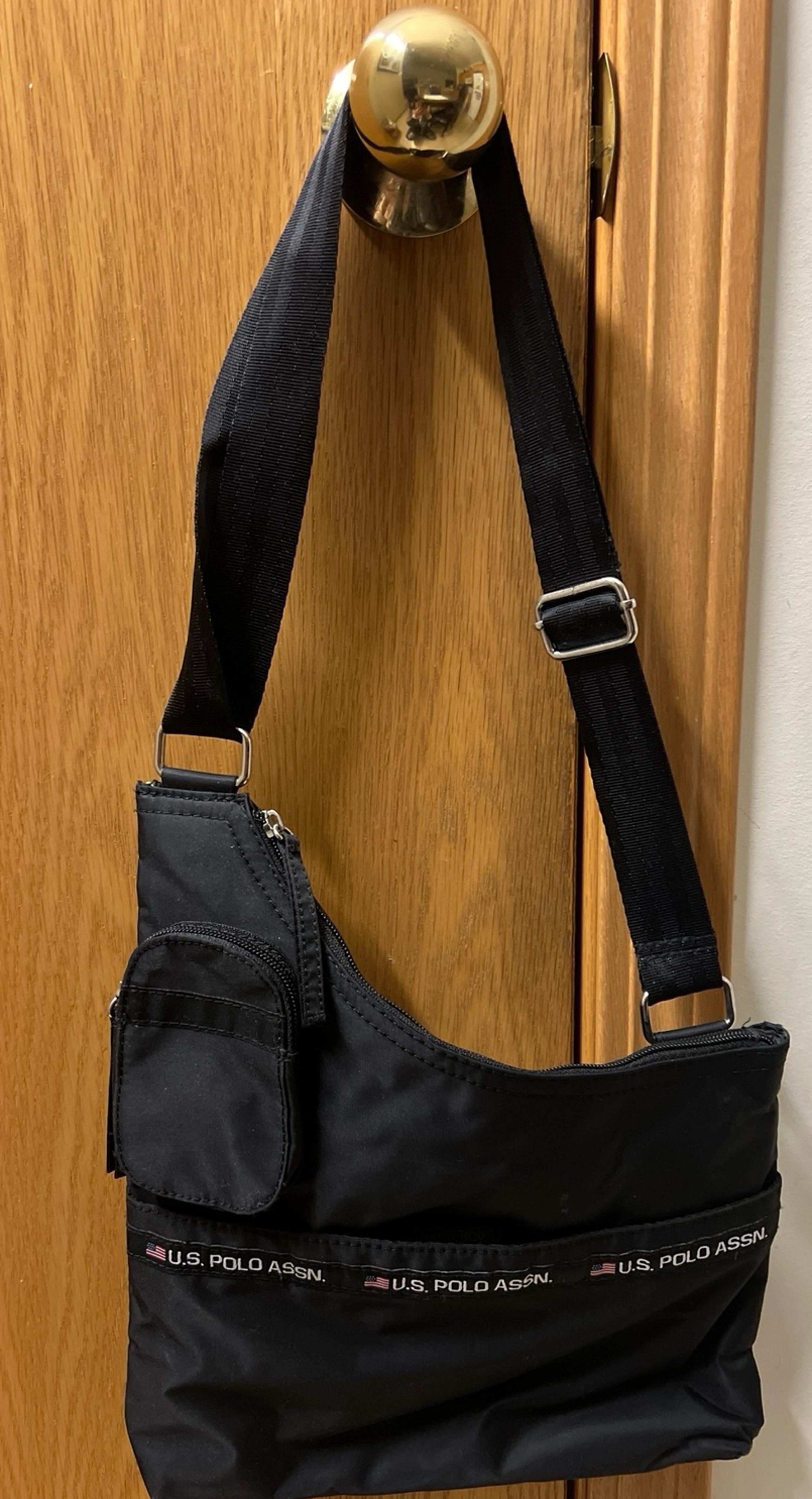 U.S. Polo Assn. Black Crossbody Bag Shoulder Purse