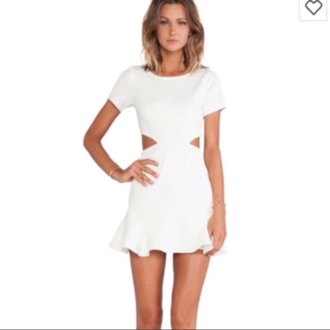Lovers + Friends White Mini Dress