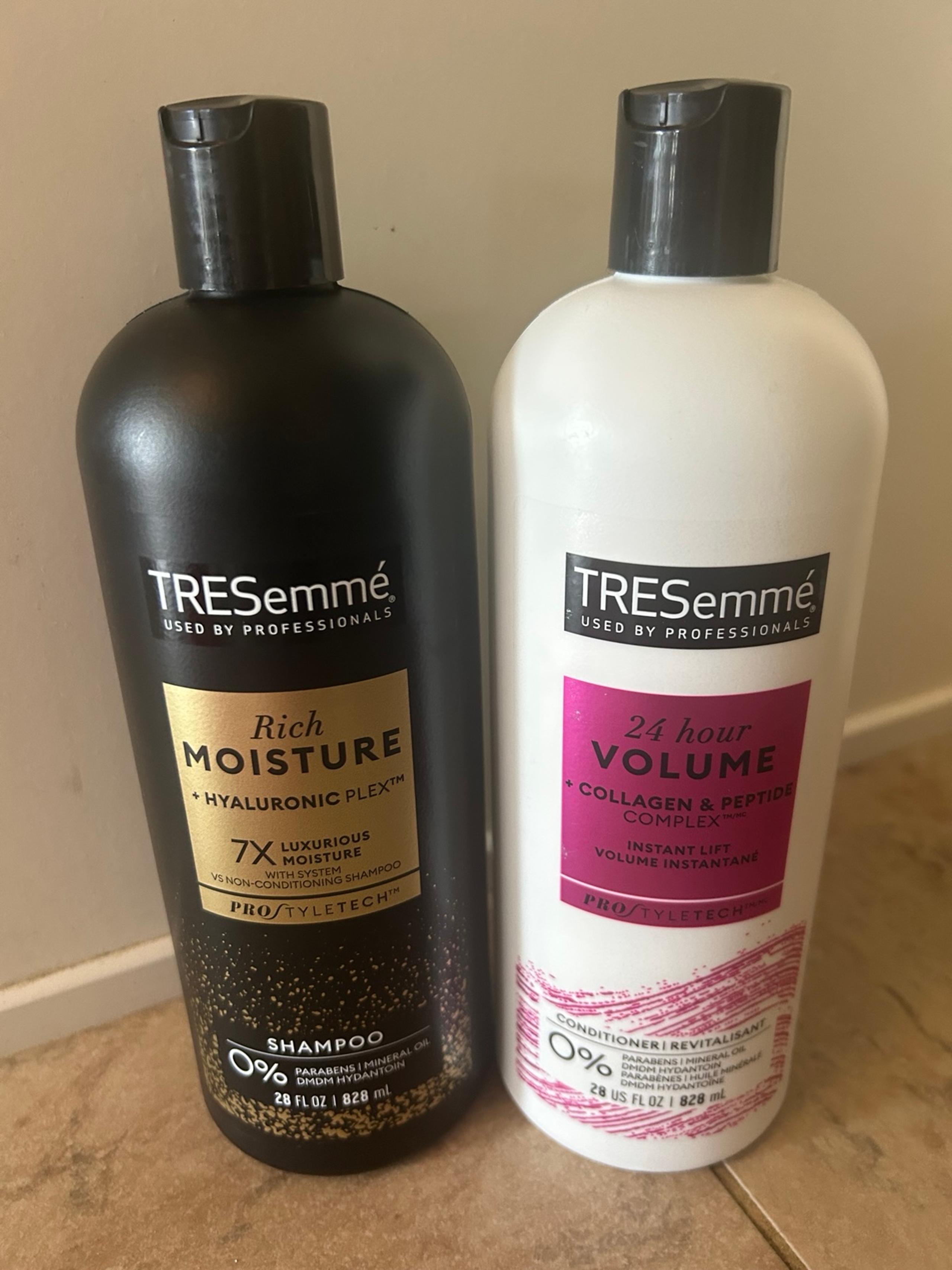 Tresemme Shampoo and Conditioner set 28 fluid ounces rich, moisture and 24 hour