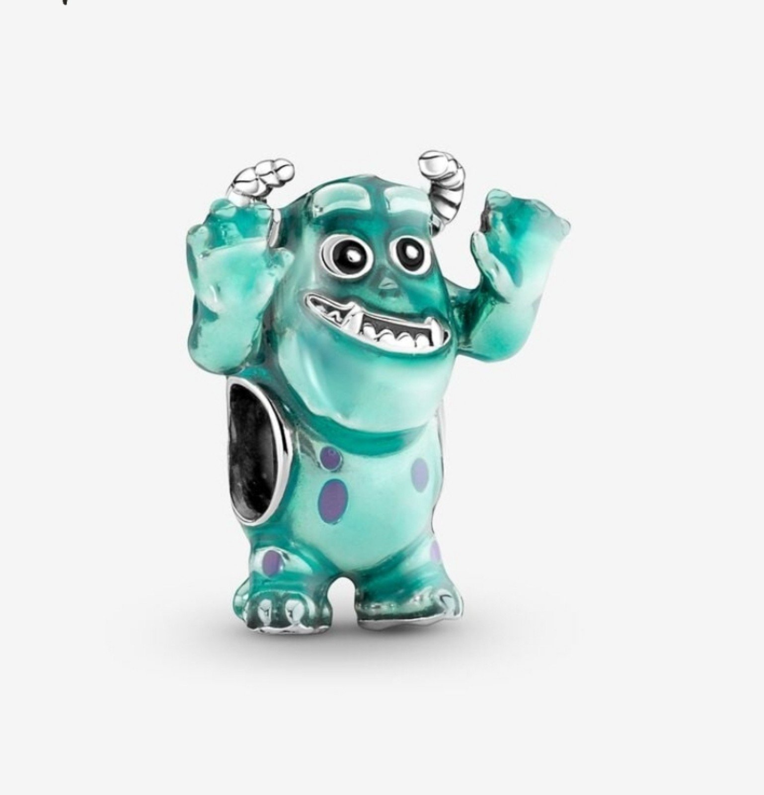 New Disney Pixar Sulley sterling silver Charm for Pandora moments bracelet