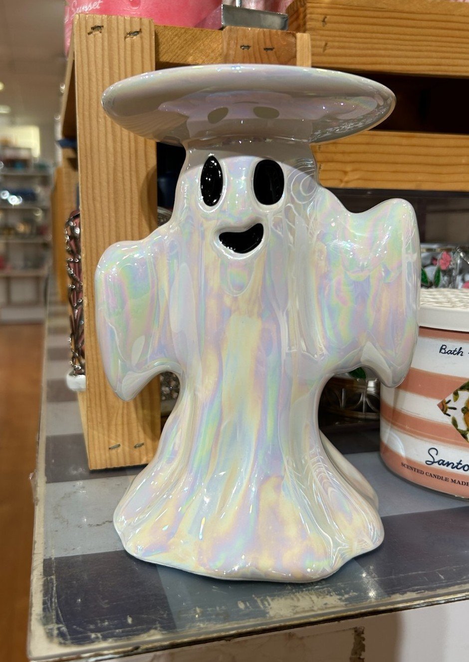 Bath and Body Works ghost 3 wick candle holder