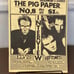 The Pig Paper Issue 8 Elvis Costello - Canada Punk Rock Magazine April 1978