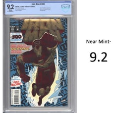 Iron Man #300 - Key & 1st app. of the Iron Legion! CBCS 9.2 - Foil Variant - New