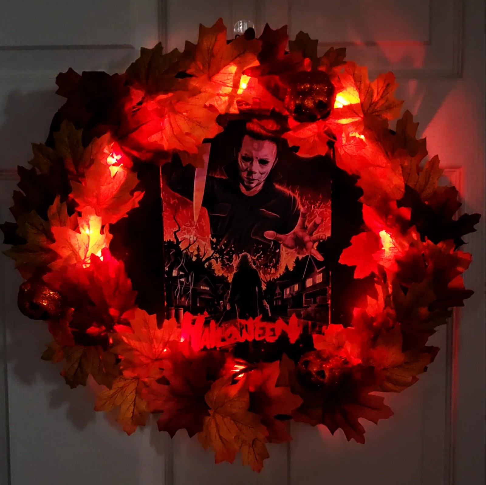 Michael Myers Halloween Wreath