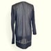 Lemlem NWOT Sz SM black sheer w white /coral embroidery swim cover tunic dress‎