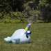 Bling 2O Wally The Narwhal Inflatable Water Sprinkler W/ Pump