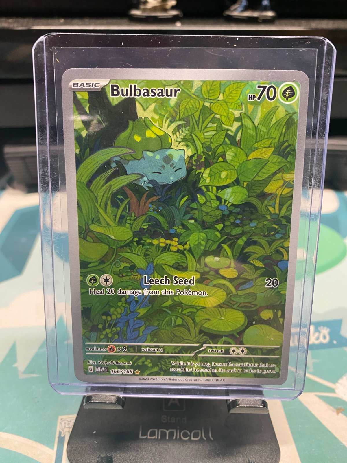 Pokemon 151 Bulbasaur illustration rare