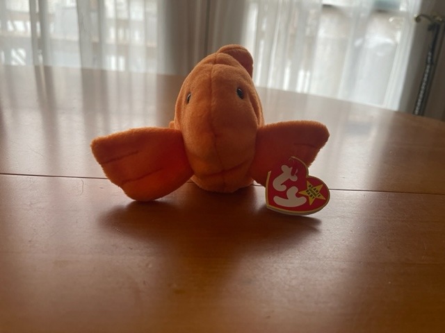 Ty Beanie Babies Goldie The Goldfish NEW. RARE. MINT. ERRORS.