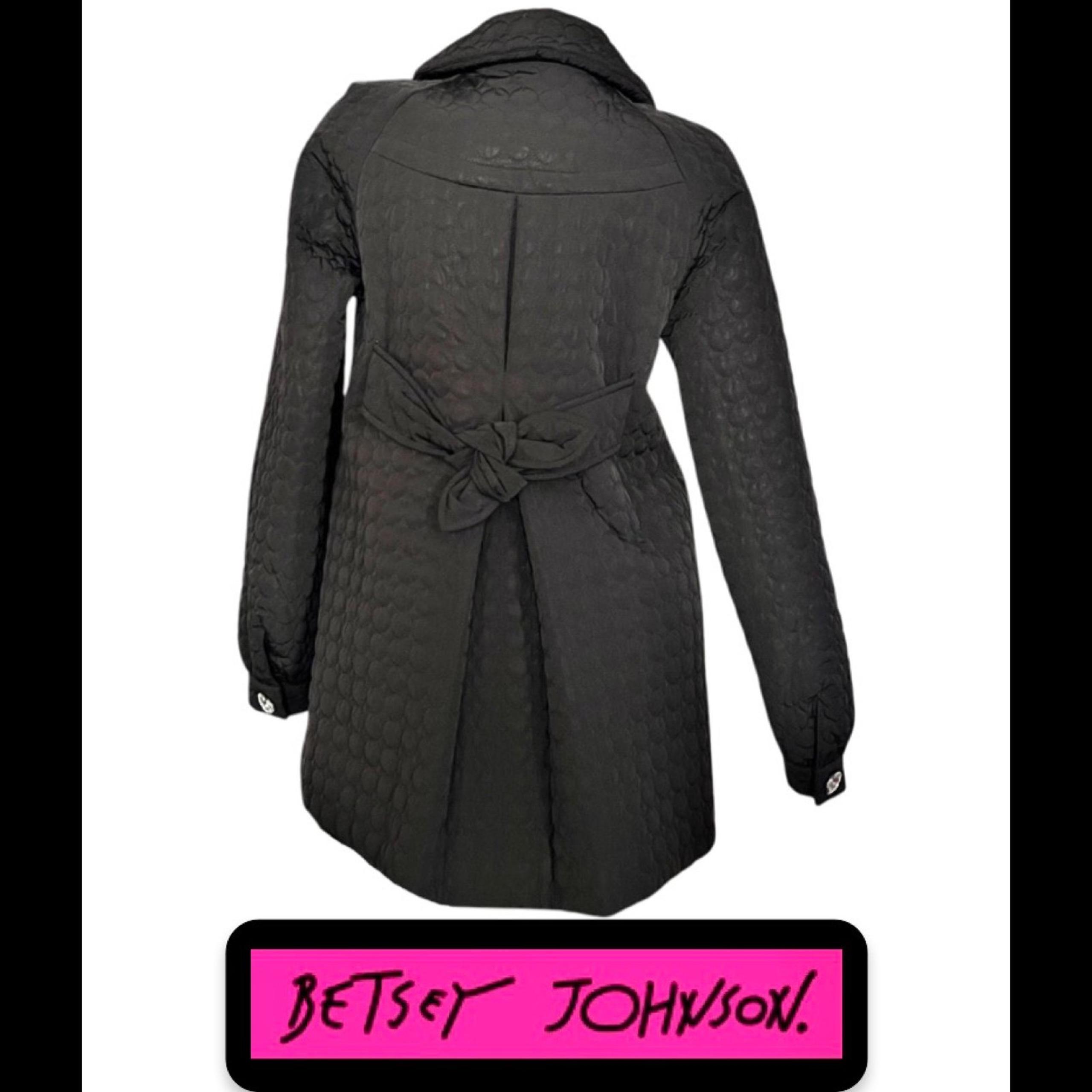 Betsey⭐️Johnson Coat w/Bling Hearts
