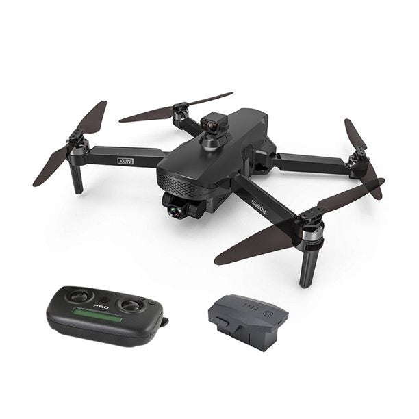Quadcopter 5G WiFi GPS RC Drone New Lossless Black