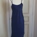 Navy blue silky chemise nwot