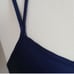 Navy blue silky chemise nwot