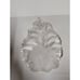 Mikasa Large Clear And Frosted Glass Platter With Palm And Hibiscus