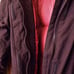 Trespass Women's Water Resistant Down Feather Hooded Parka Coat Jacket in Purple