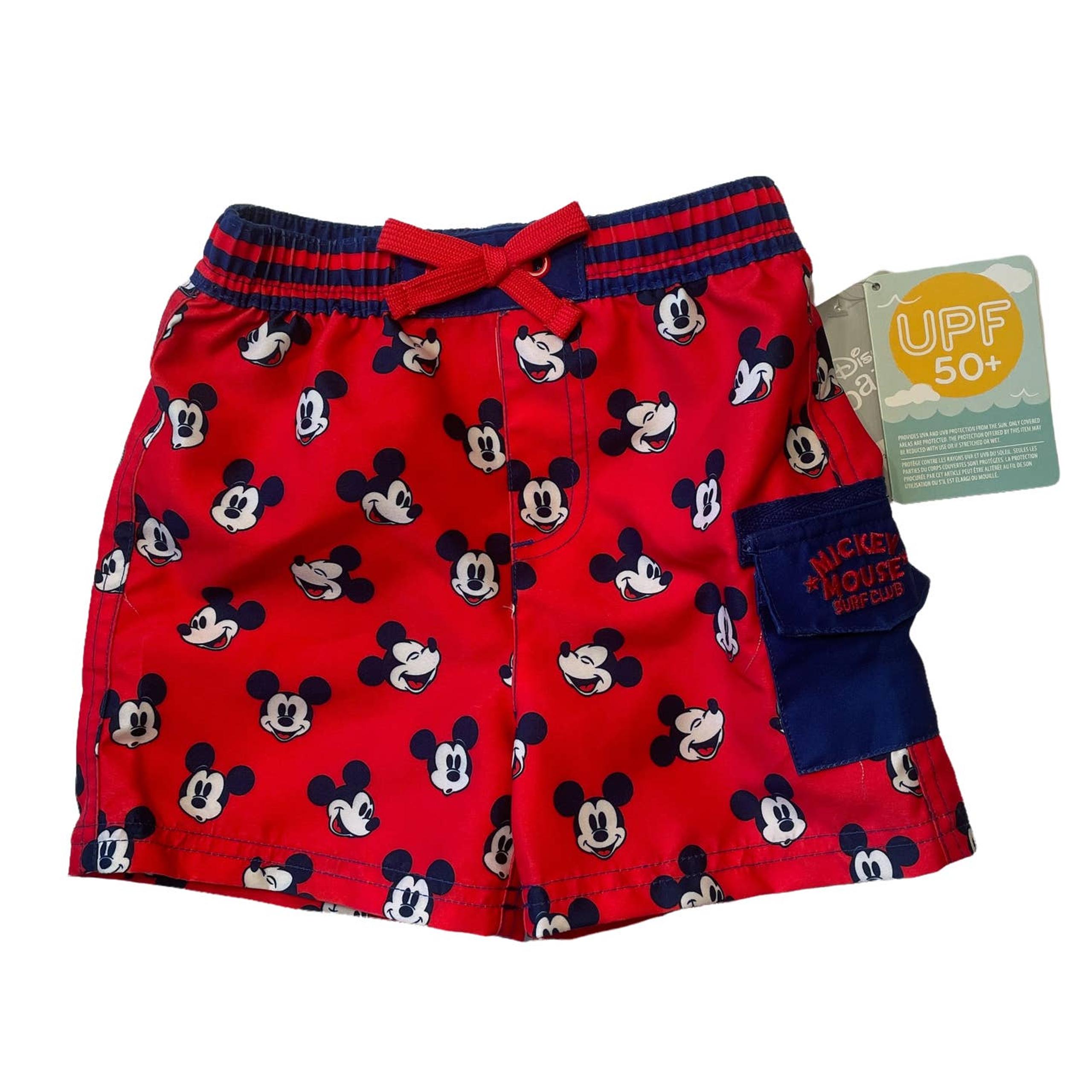 Disney Baby Mickey Mouse Boy Swim Trunks Size 9-12 months