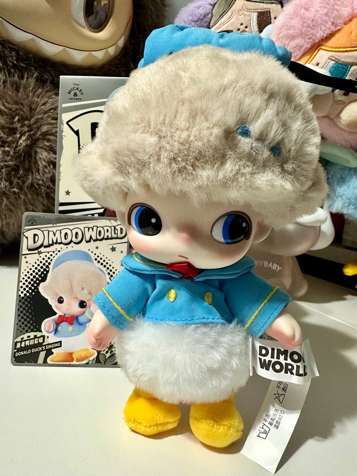 Popmart Dimoo World x Disney Plush Pendant “Donald Duck's
