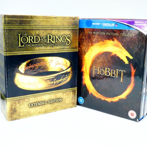 The Lord of The Rings Extended Edition and The Hobbit Trilogy Blu-ray Box Sets C