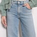 AG Jeans Saige Wide Leg Crop Jean 31