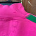 Y2K Vintage Pink Victoria's Secret pink/green full zip sweatshirt size Medium .