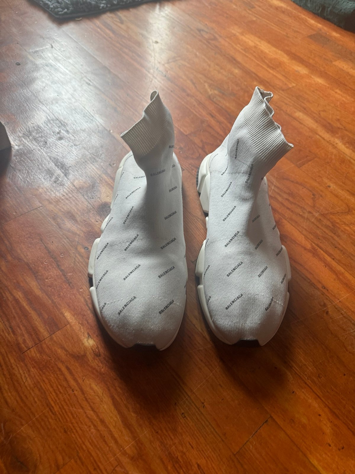 BALENCIAGA runners in grey and black