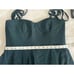 NWT Dessy Collection Vivian Diamond Bustier Crepe Midi Dress Evergreen Size 12