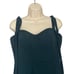 NWT Dessy Collection Vivian Diamond Bustier Crepe Midi Dress Evergreen Size 12