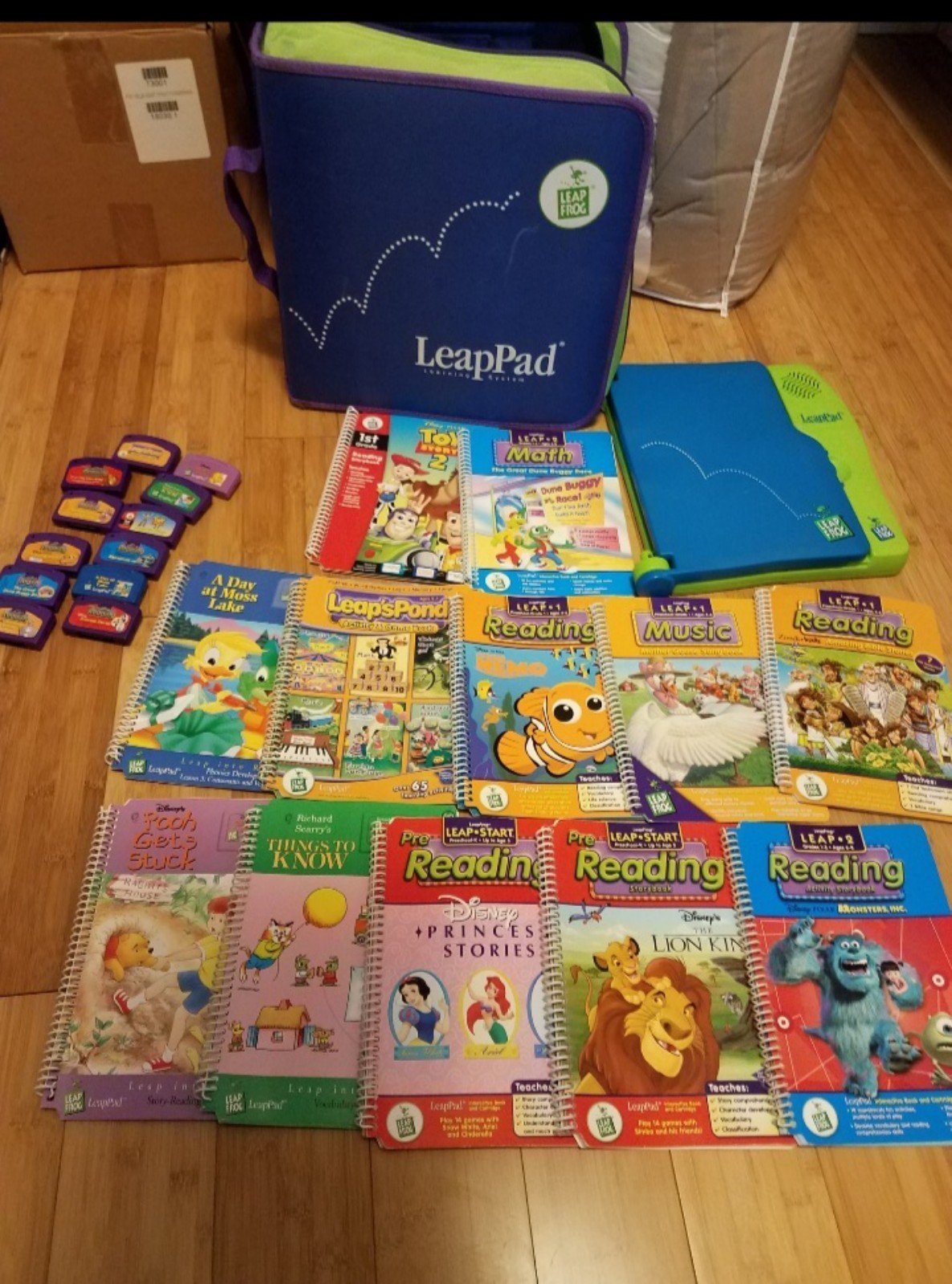 Leap Pad Leap Frog Learning System Lot 26 ct