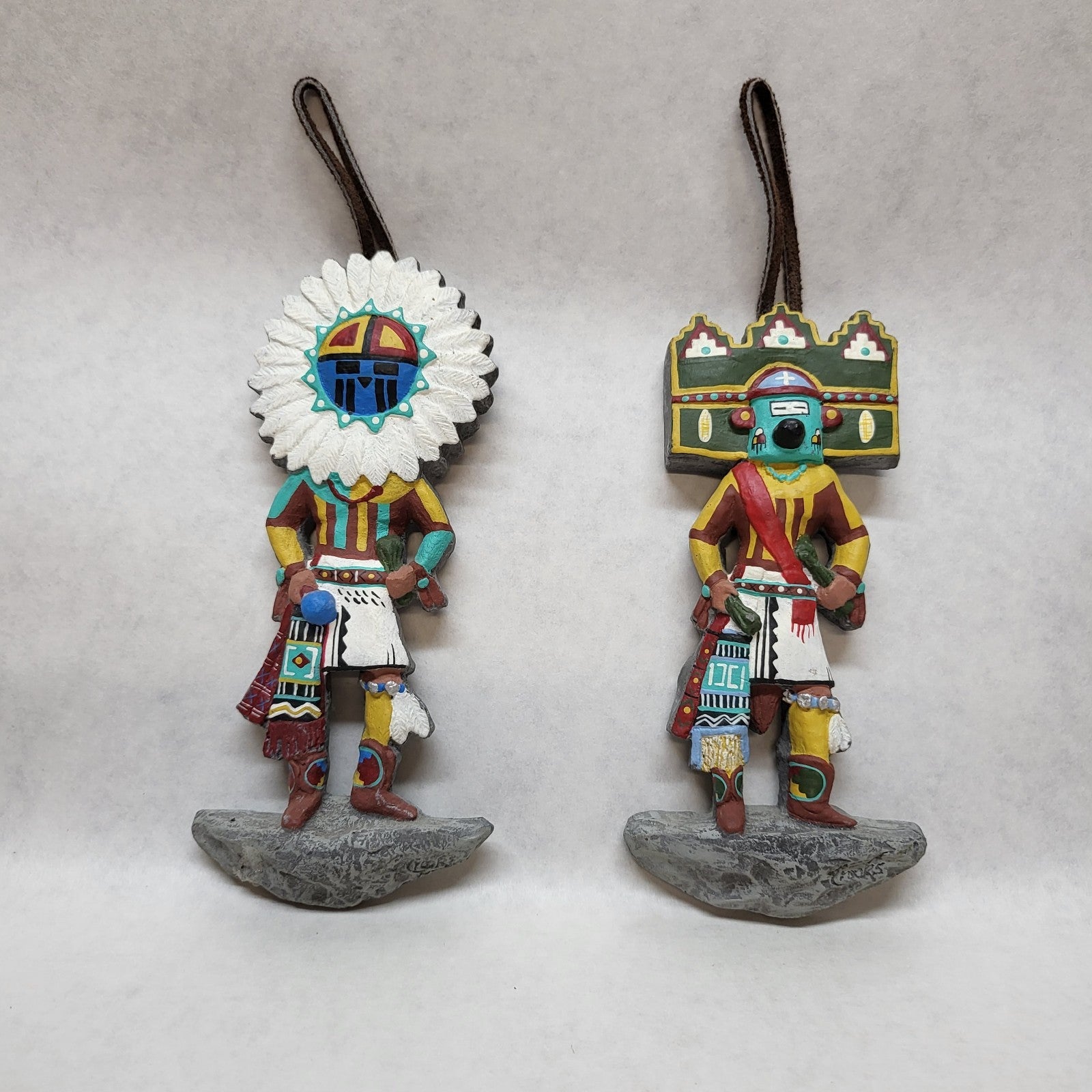 Vintage Native American Hopi Wall Decoration Signed