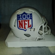 NFL 100th anniversary mini speed helmet