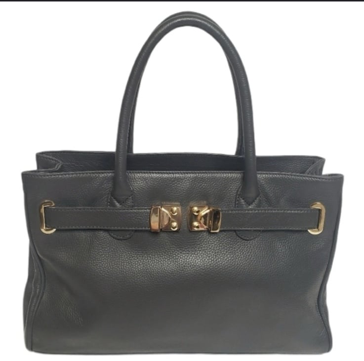 Onna onna EHRILCH leather bag gray size large