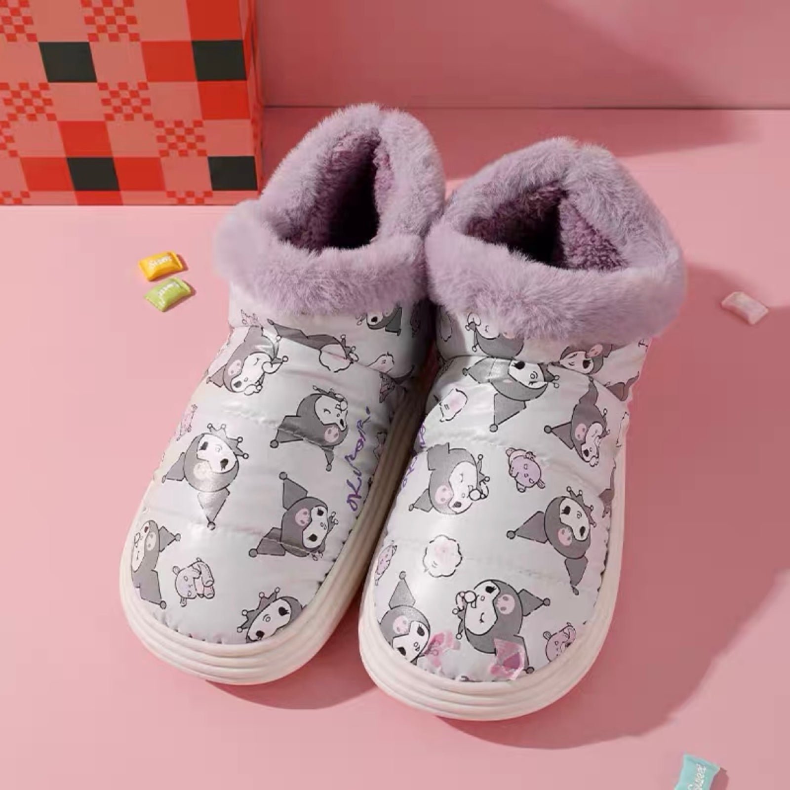Sanrio Kuromi snow boots/ short boots