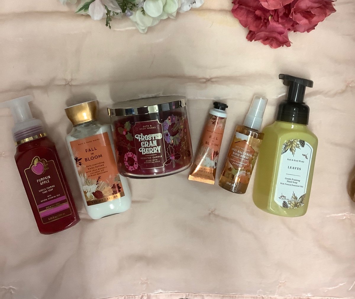 B&BW set of 6 “fall” scented items NEW