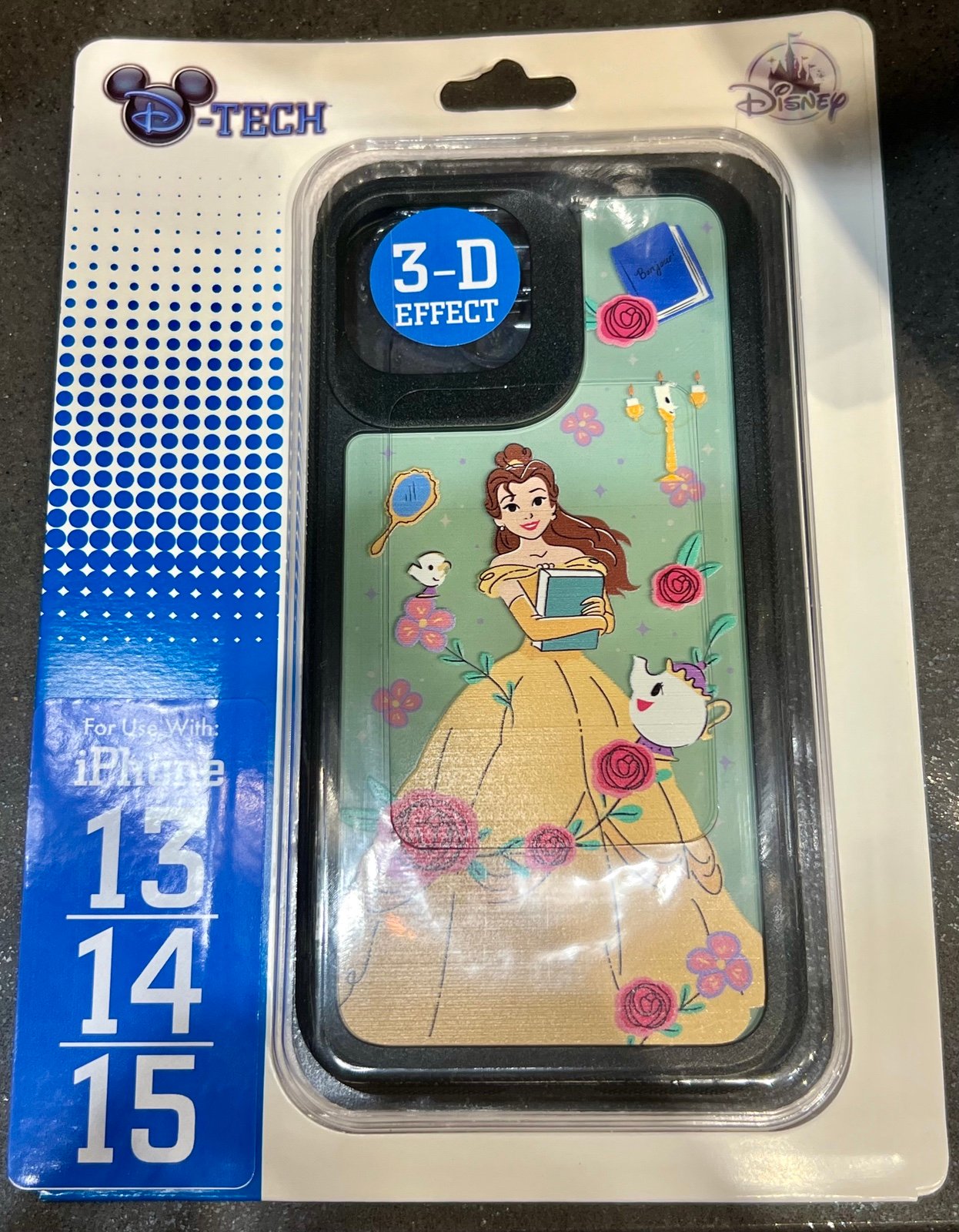 Disney Park Beauty & The Beast Belle iPhone 13/iPhone 14/iPhone 15 Case