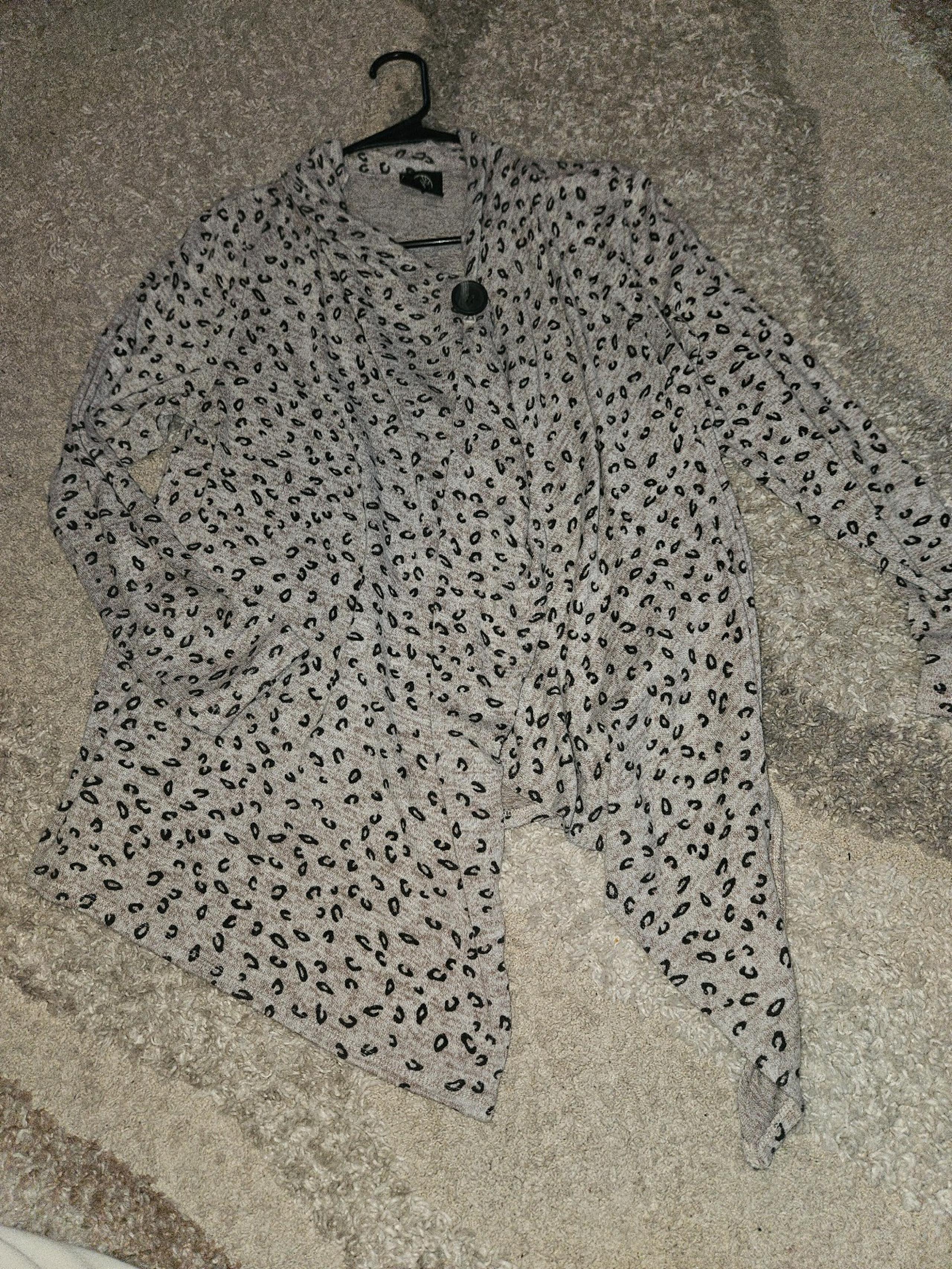 Asymmetrical cardigan