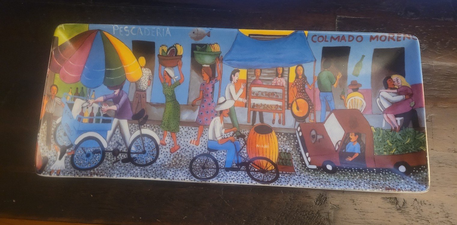 Rare Jose Morillo Arte de Cafe Limited Collection Plate