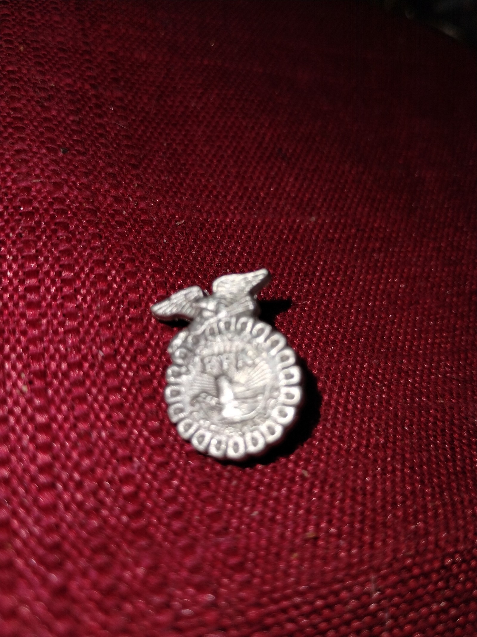 Future Farmers of America FFA lapel pinback 925 sterling silver
