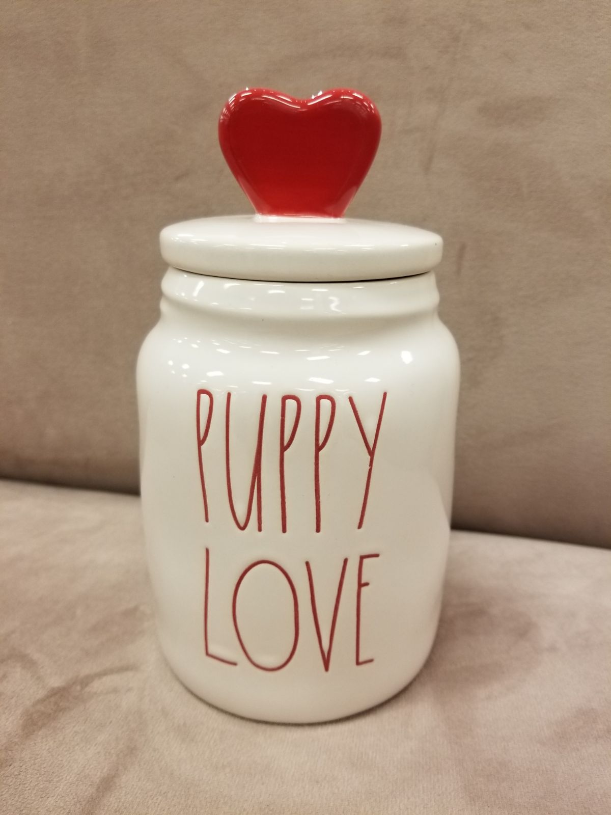 Rae Dunn (1) (PUPPY LOVE) Canister