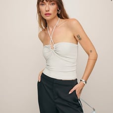 Reformation Anders Knit top