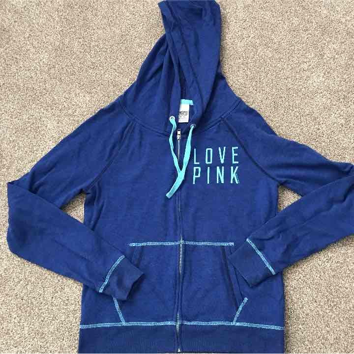 VS PINK Full Zip Up Hoodie